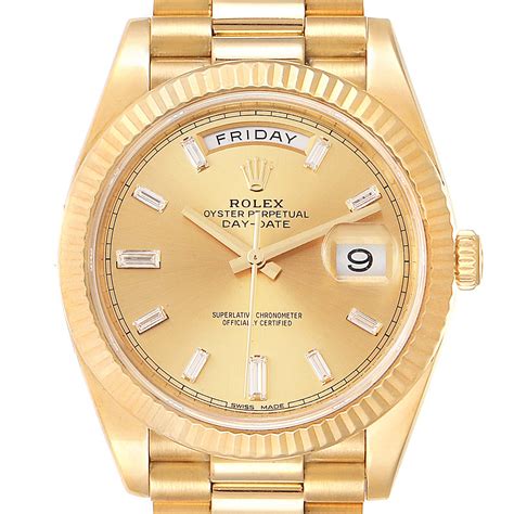 gold presidential stamps rolex|rolex date 40 228238.